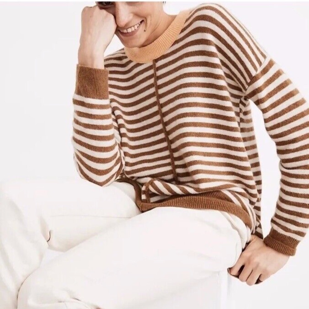 Madewell Stripe-Play Smithe Pullover Sweater
